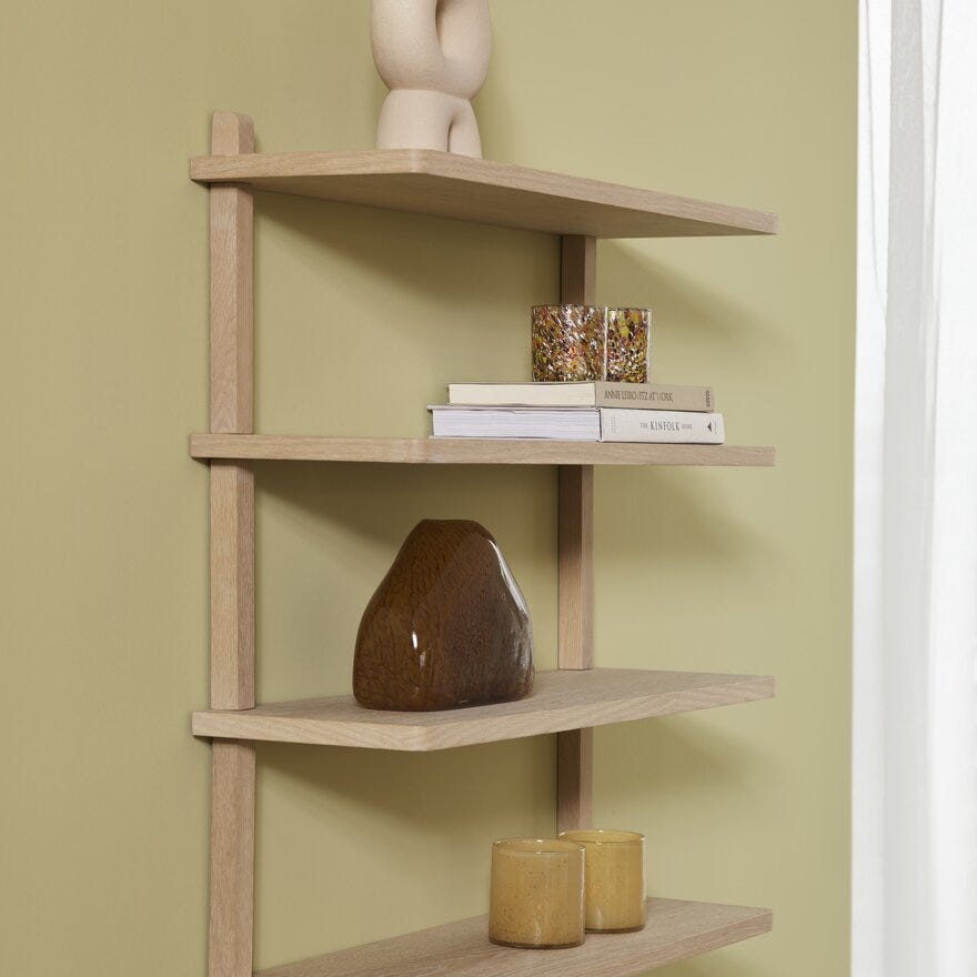 MELIZA Vase H18 cm i Brun