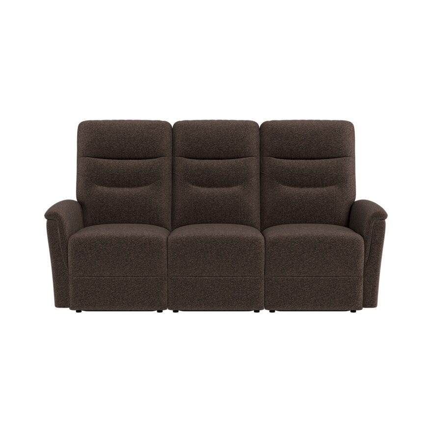 DENVER Sofa med recliner i Brun