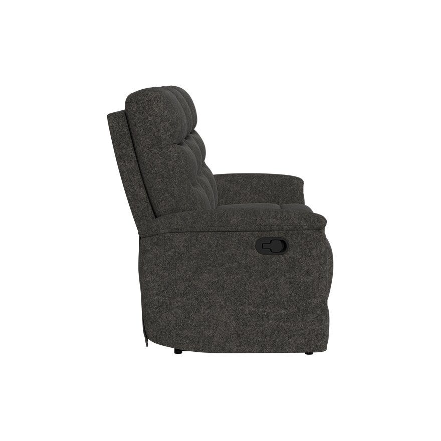 DENVER Sofa med recliner i Grå