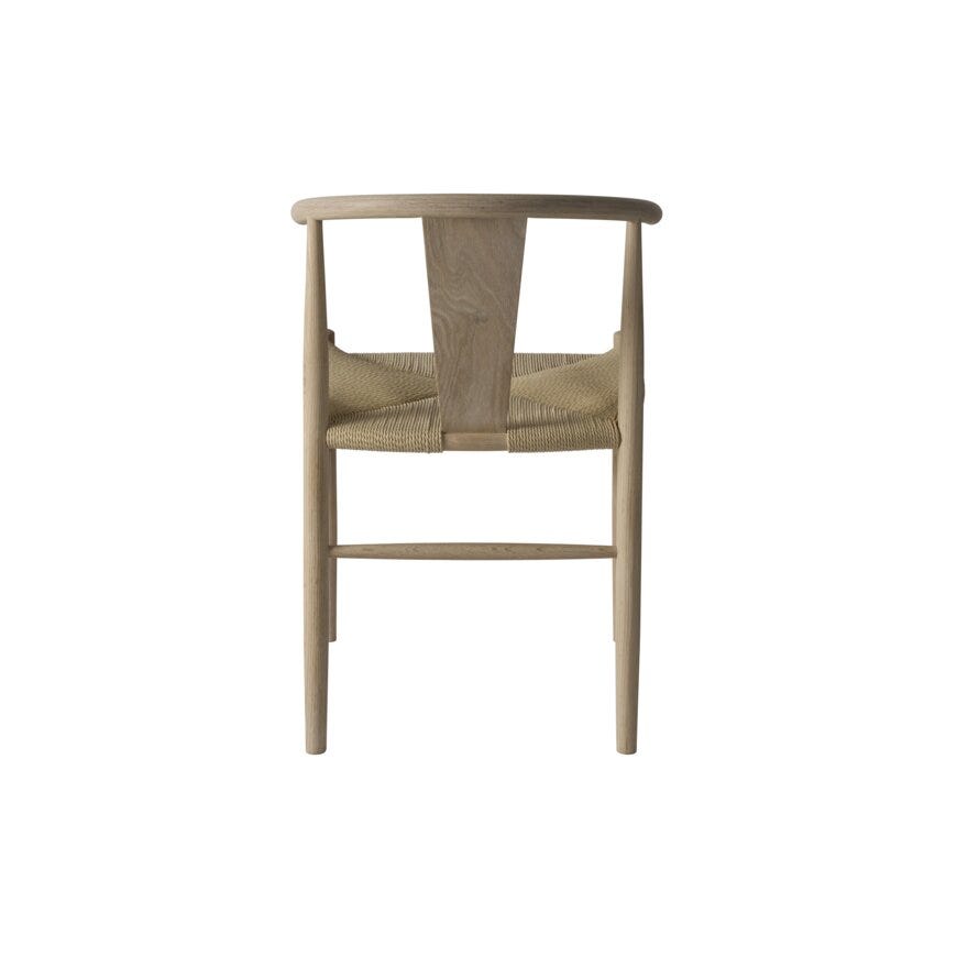 FYN Spisestol med armlene i Beige/natur