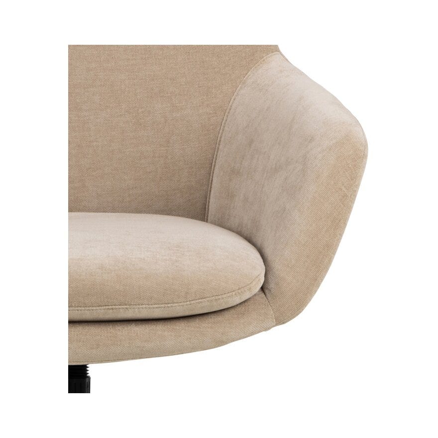 HAWAII Hvilestol med fotskammel i Beige/natur