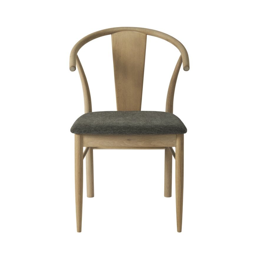 JANIK Spisestol i Beige/natur