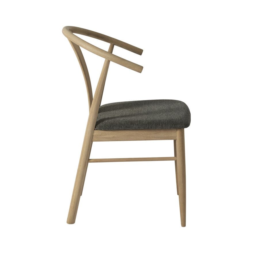 JANIK Spisestol i Beige/natur
