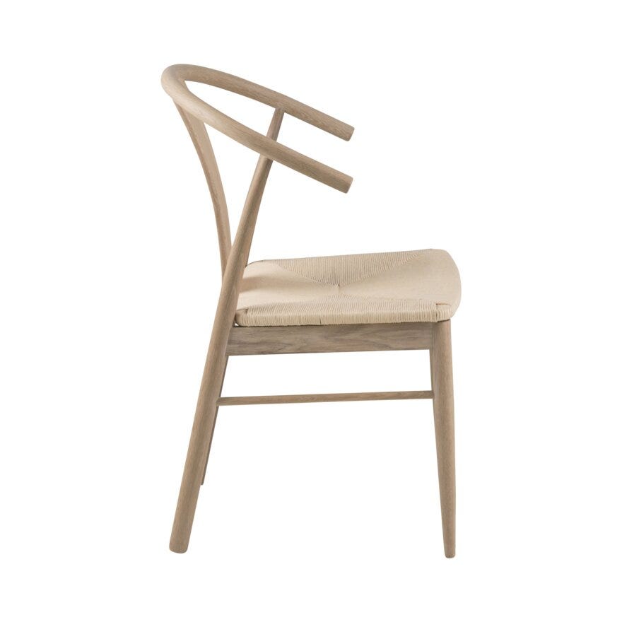 JANIK Spisestol i Beige/natur