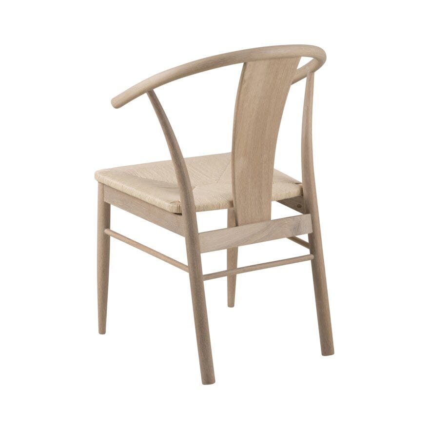 JANIK Spisestol i Beige/natur