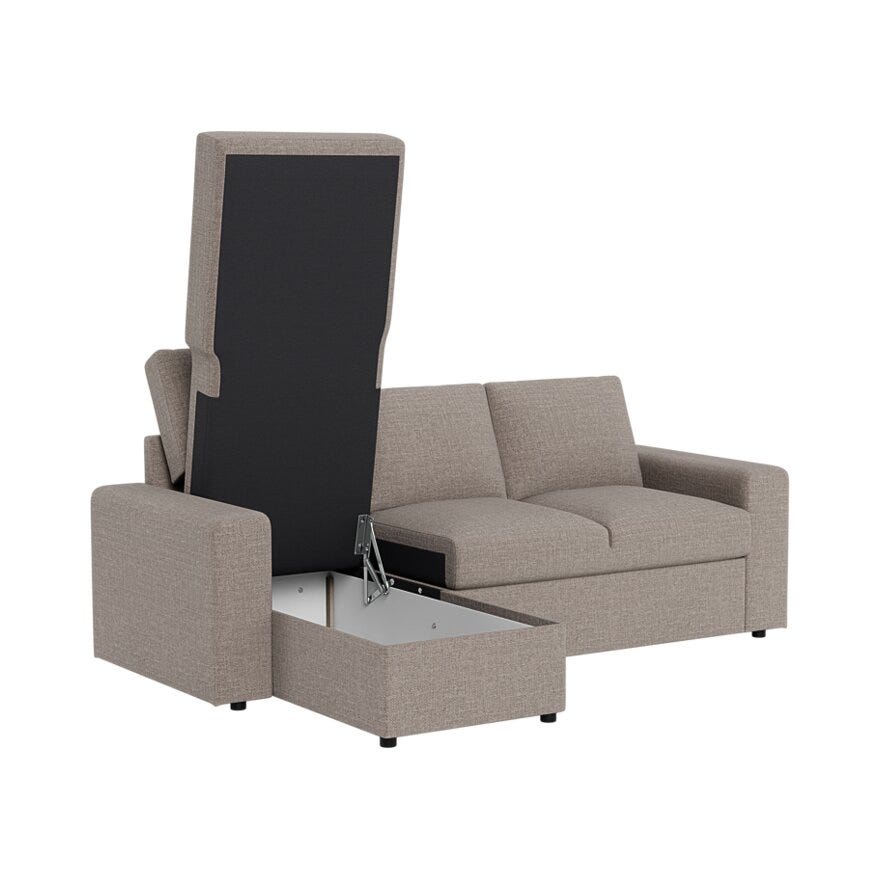 KILDAL Sovesofa i Grå
