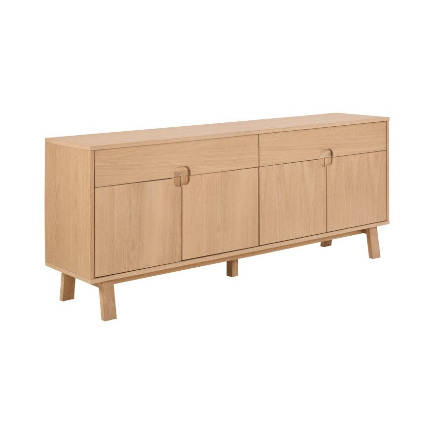 LUKAS Skjenk 180x40 cm i Beige/natur