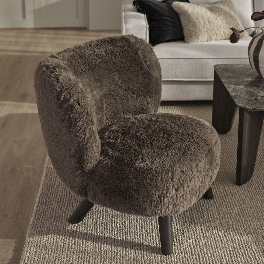 ROSSA Teppe 160x230 cm i Beige/natur