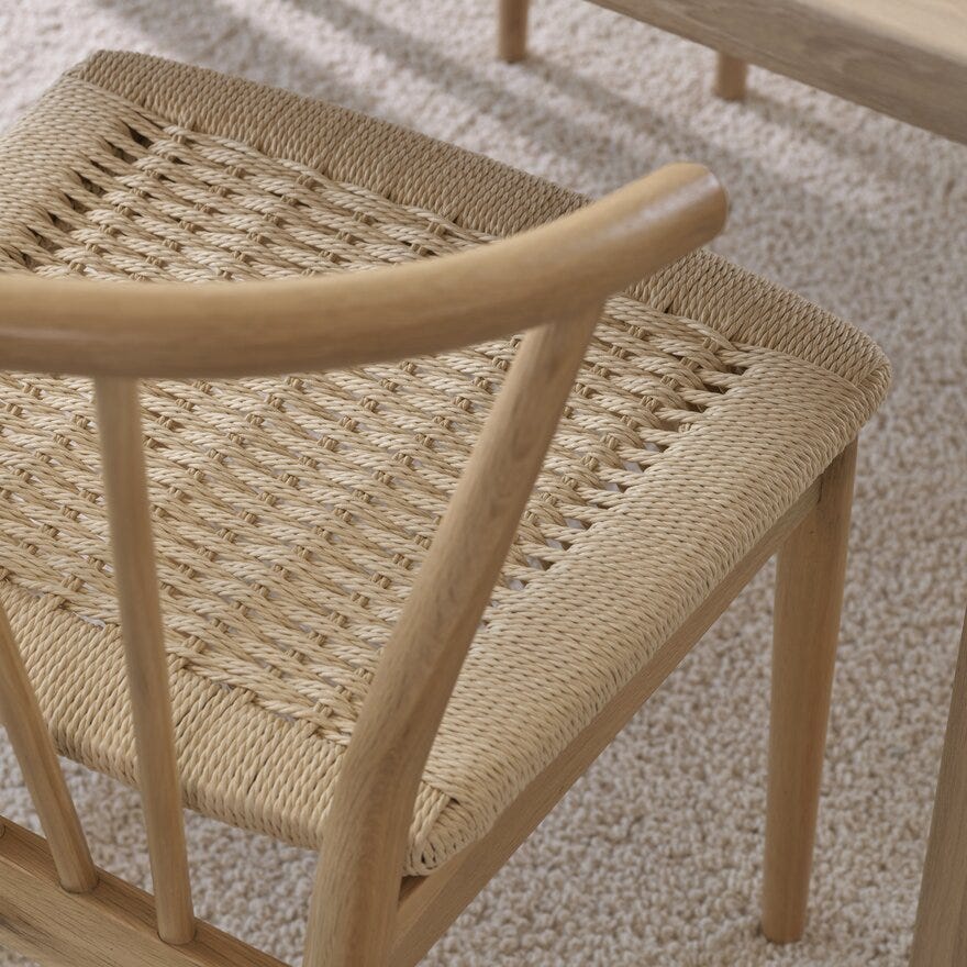 NONI Spisestol i Beige/natur