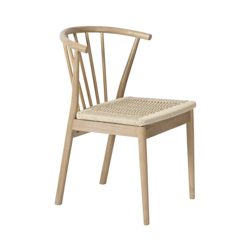 NONI Spisestol i Beige/natur