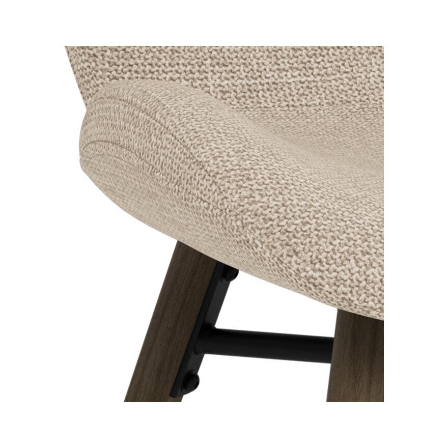 PETRI Spisestol i Beige/natur