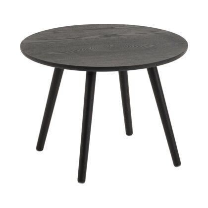 ROSLIN Sofabord Ø50 cm i Svart