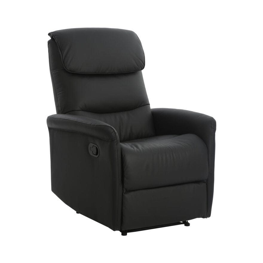 SANDERSON Recliner i Svart