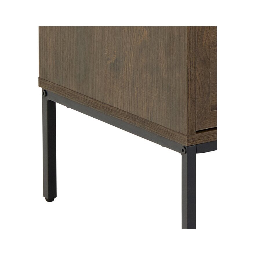 SANDNES Kommode 80x40 cm i Brun