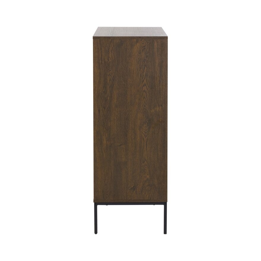 SANDNES Kommode 80x40 cm i Brun