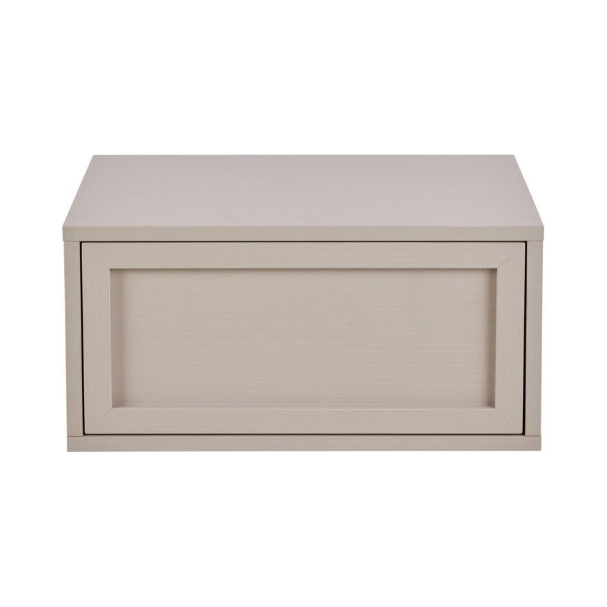 SANDNES Vegghengt nattbord 46x30 cm i Beige/natur