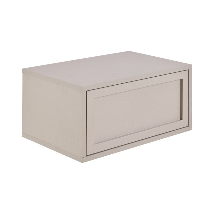 SANDNES Vegghengt nattbord 46x30 cm i Beige/natur