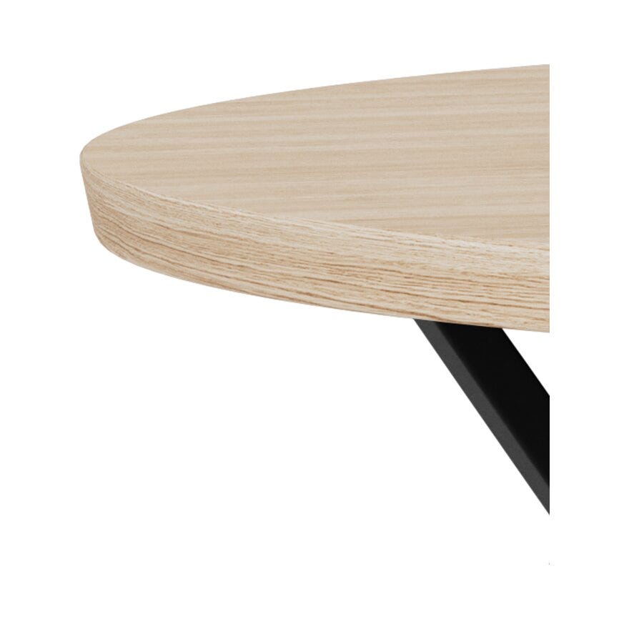 SMOKE Spisebord Ø120 cm i Beige/natur