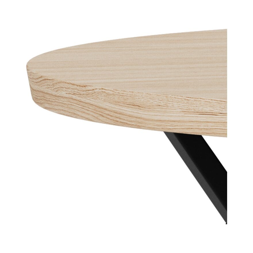 SMOKE Spisebord Ø105 cm i Beige/natur