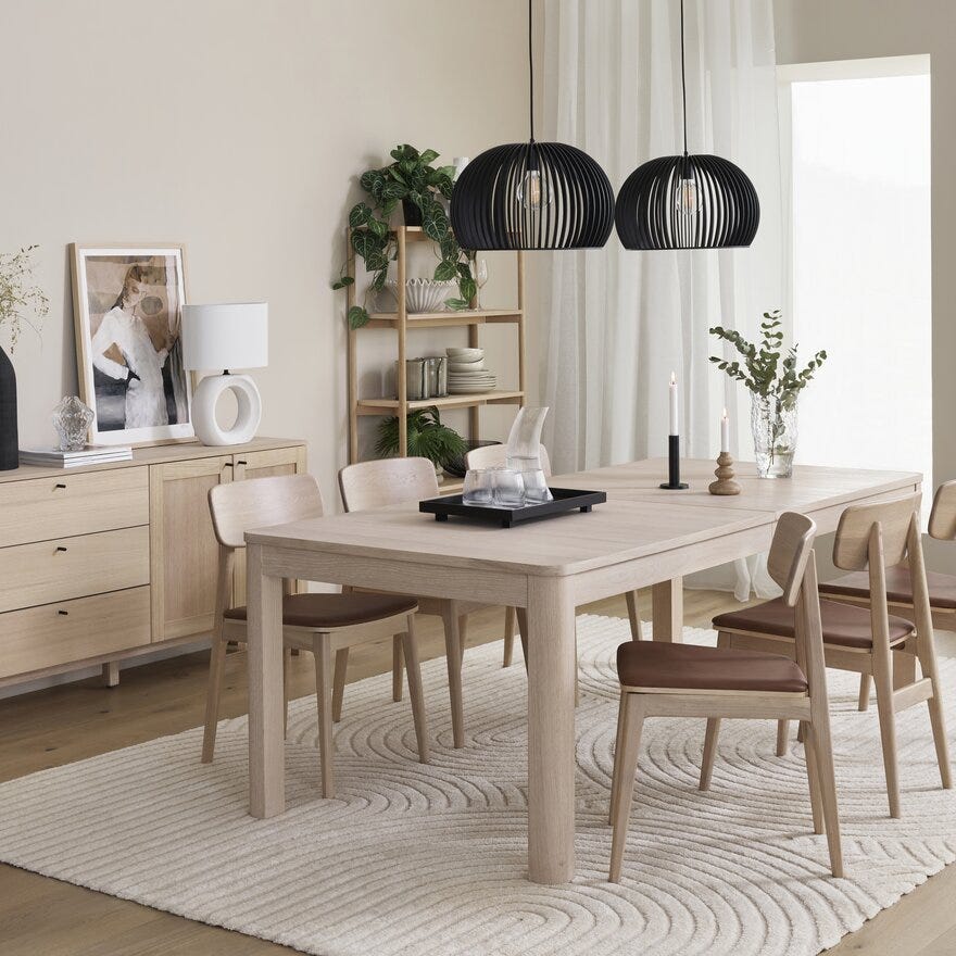 URBAN Skjenk B:160 cm i Beige/natur