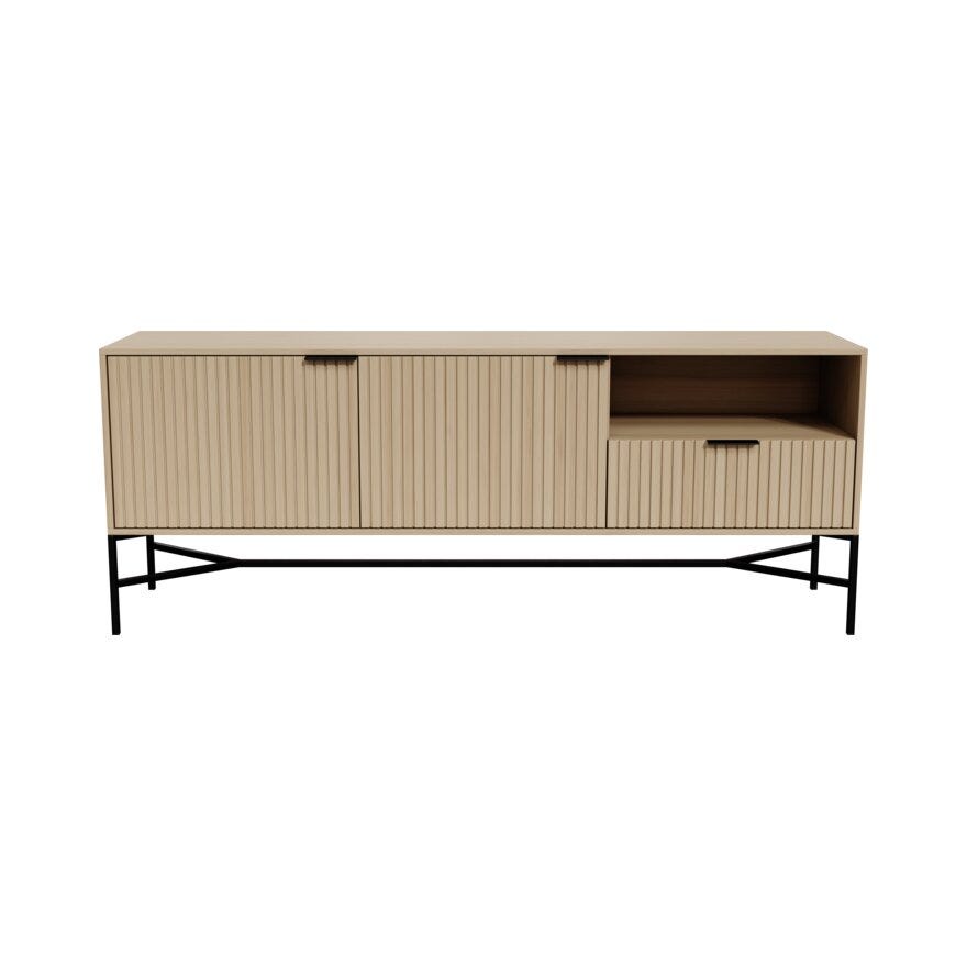 STRYN Skjenk 180x40 cm i Beige/natur