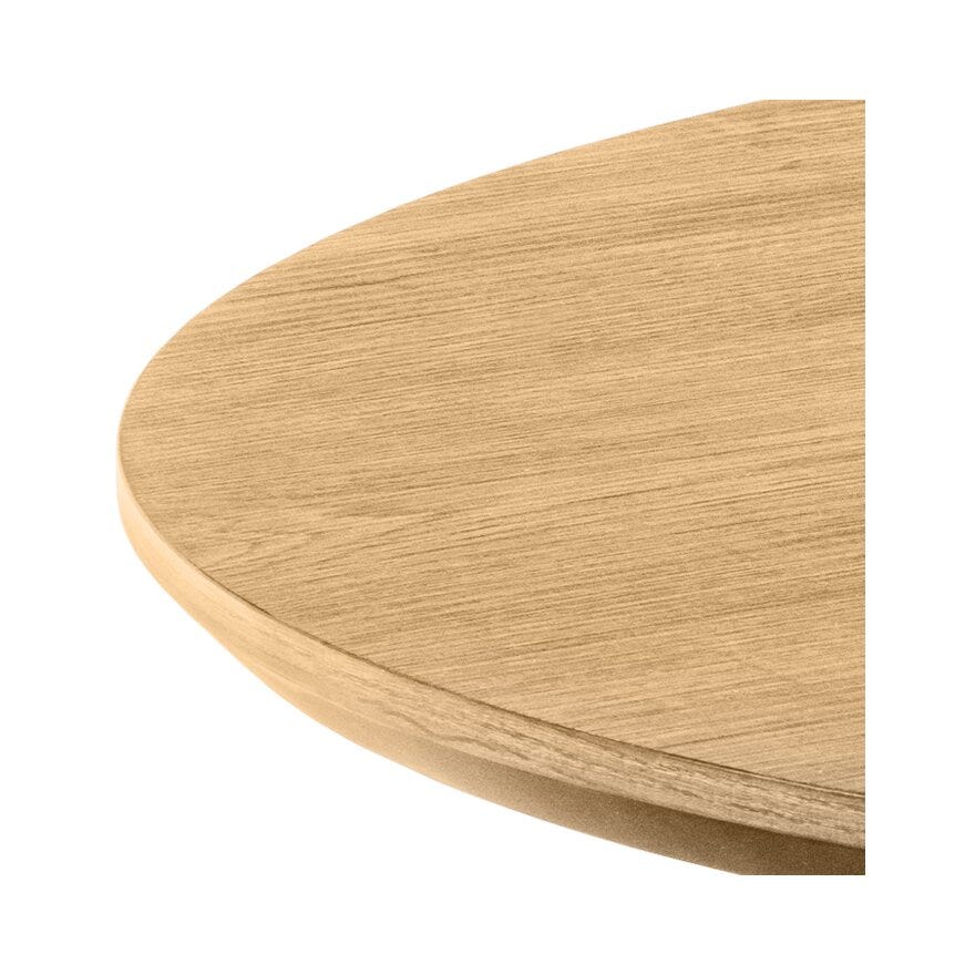 STRYN Sofabord Ø80 cm i Beige/natur