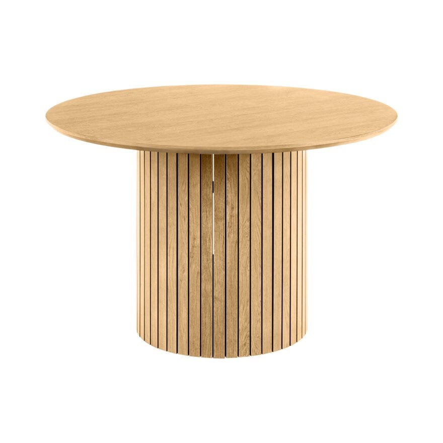STRYN Rundt spisebord Ø120 cm i Beige/natur