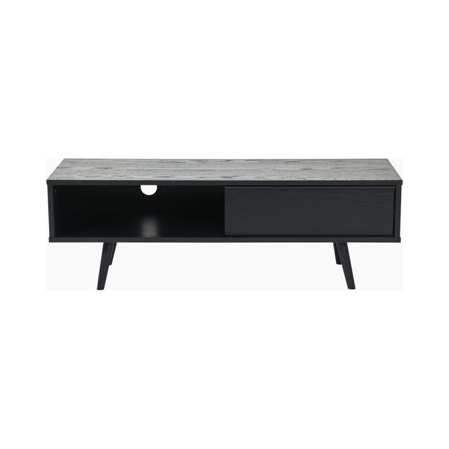 TRONDHEIM TV-benk B:120 cm i Svart