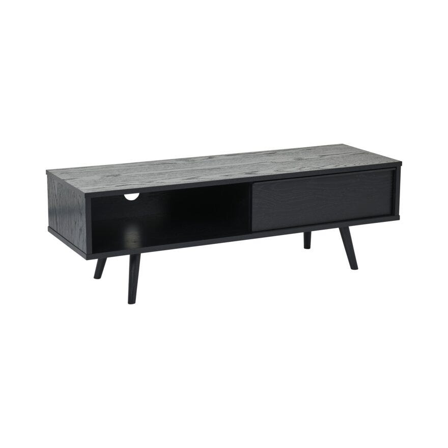 TRONDHEIM TV-benk B:120 cm i Svart