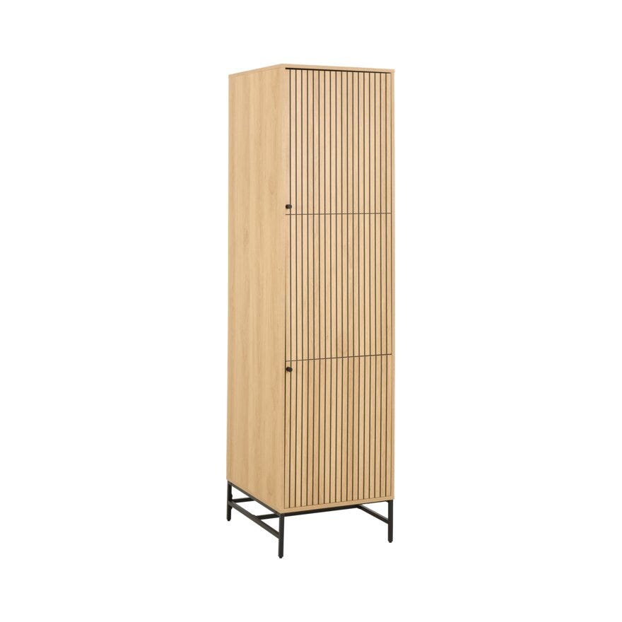 VINSTRA Garderobeskap 51x60 cm i Beige/natur