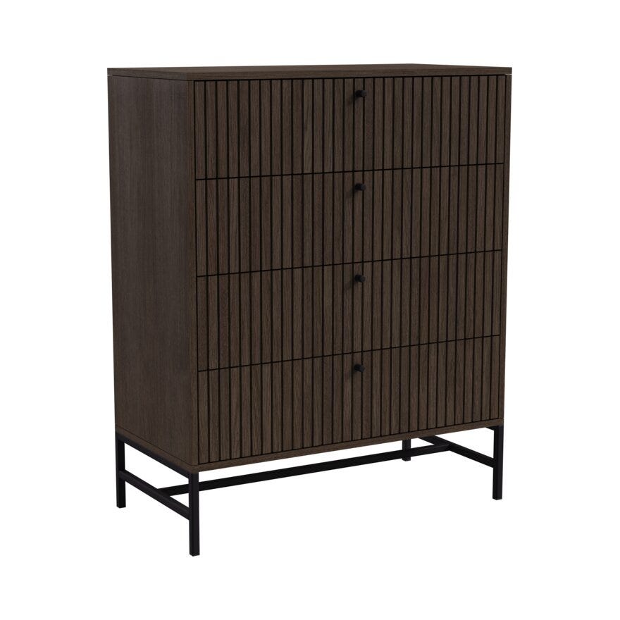 VINSTRA Kommode 81x40 cm i Brun