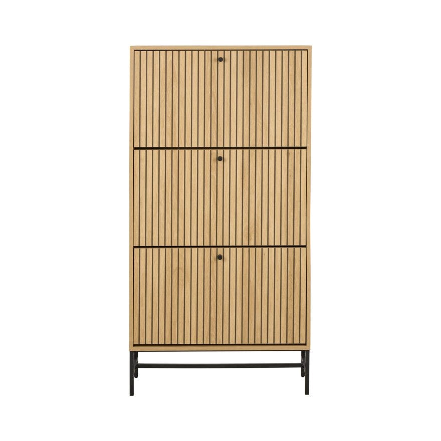 VINSTRA Skoskap 71.6x25 cm i Beige/natur