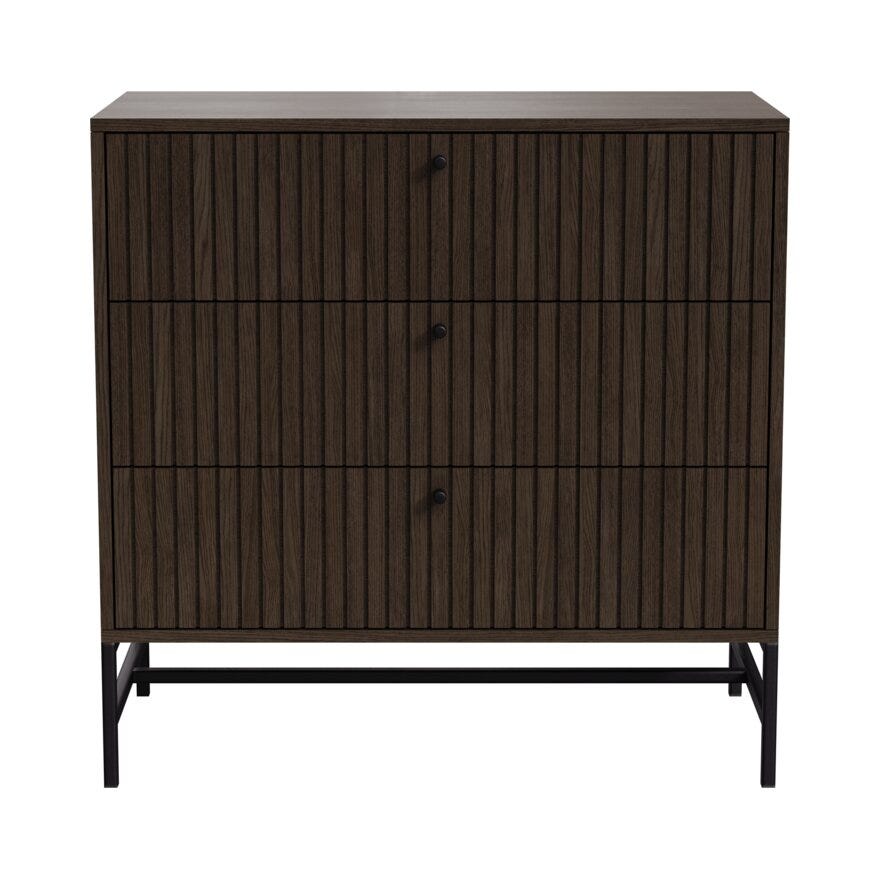 VINSTRA Kommode 81x40 cm i Brun