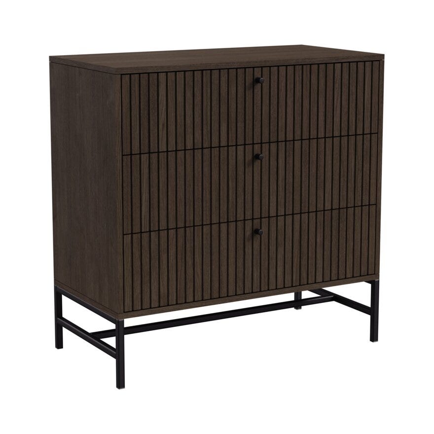 VINSTRA Kommode 81x40 cm i Brun