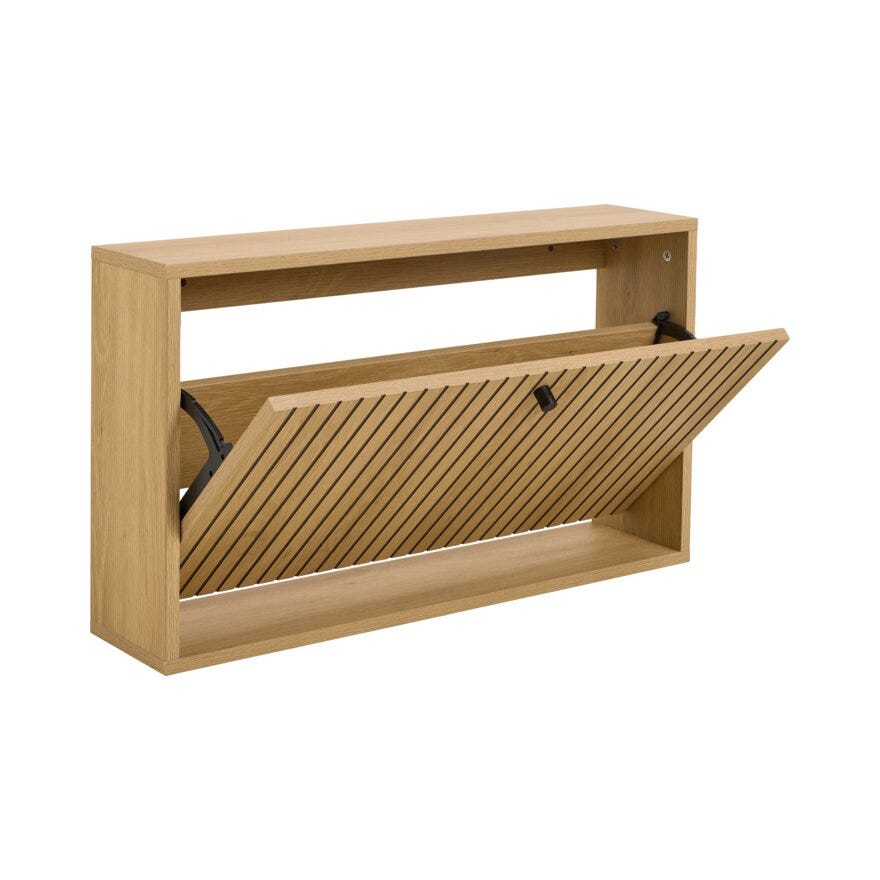 VINSTRA Skoskap 71.6x17 cm i Beige/natur