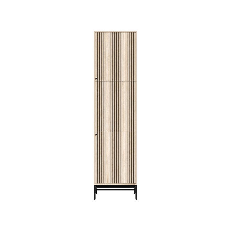 VINSTRA Garderobeskap 51x60 cm i Beige/natur