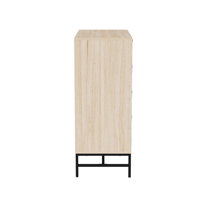 VINSTRA Kommode 81x40 cm i Beige/natur
