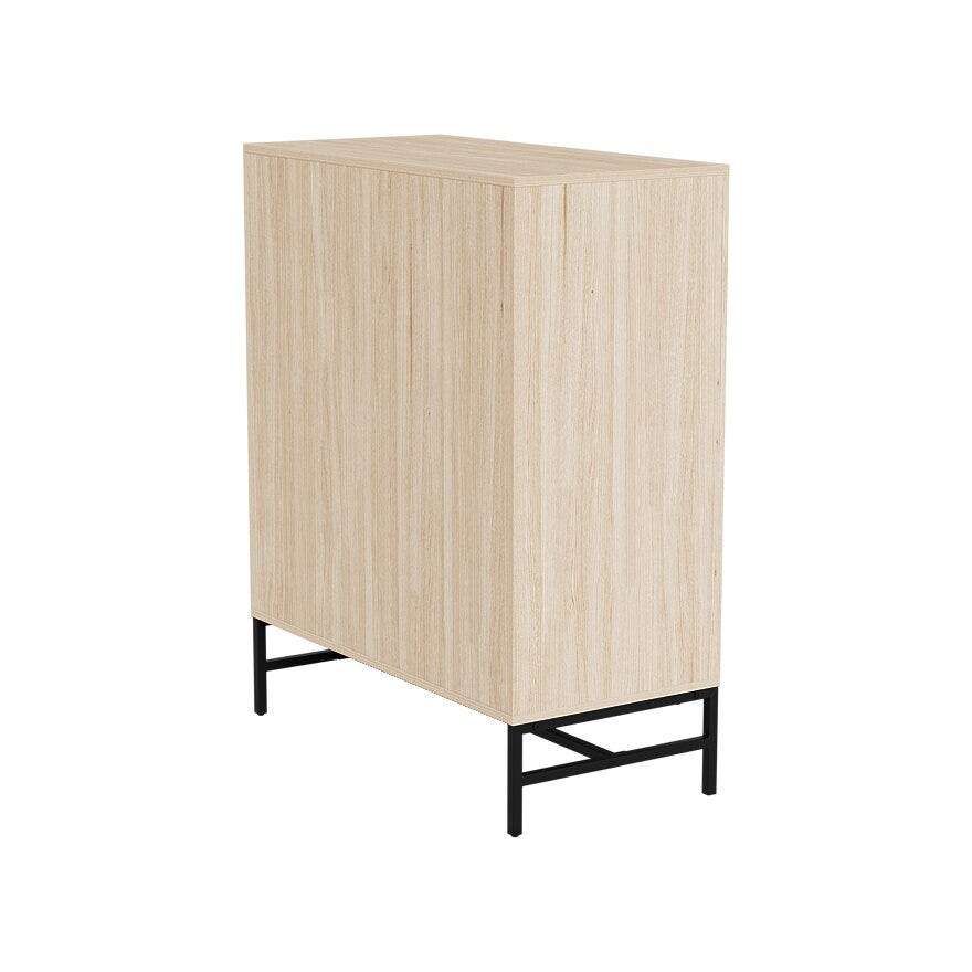 VINSTRA Kommode 81x40 cm i Beige/natur