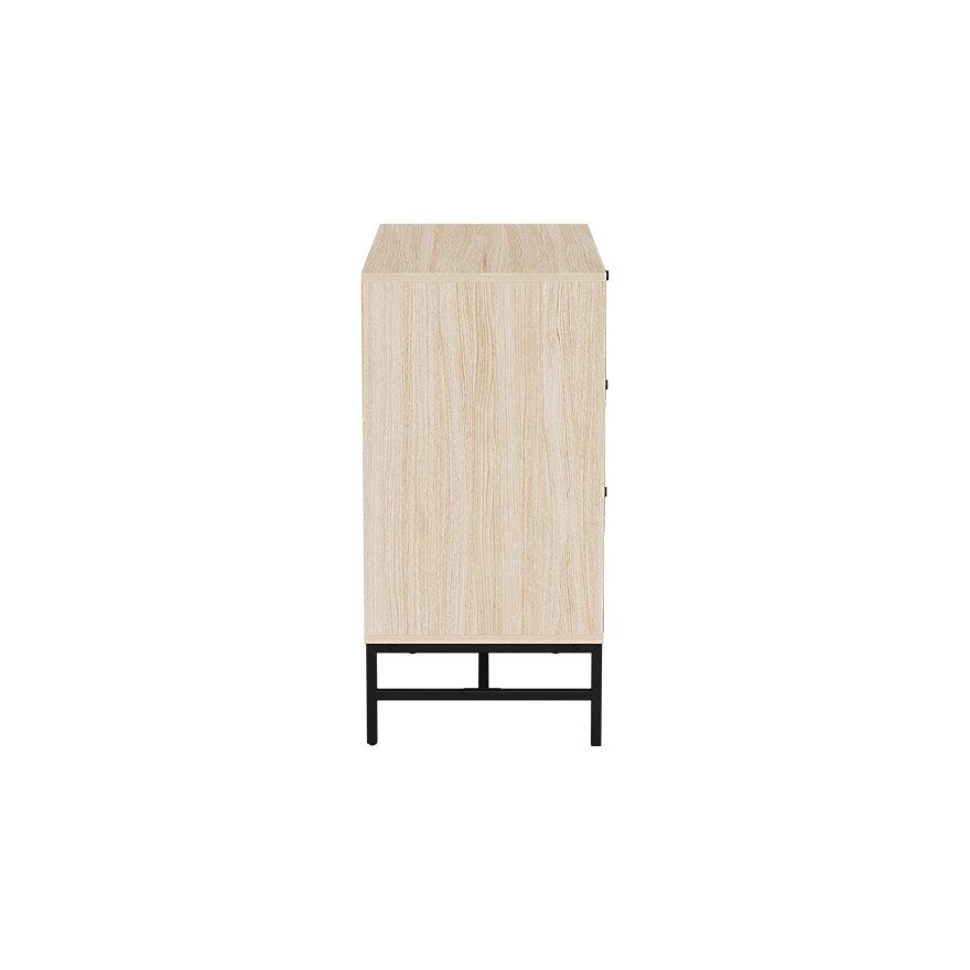 VINSTRA Kommode 81x40 cm i Beige/natur