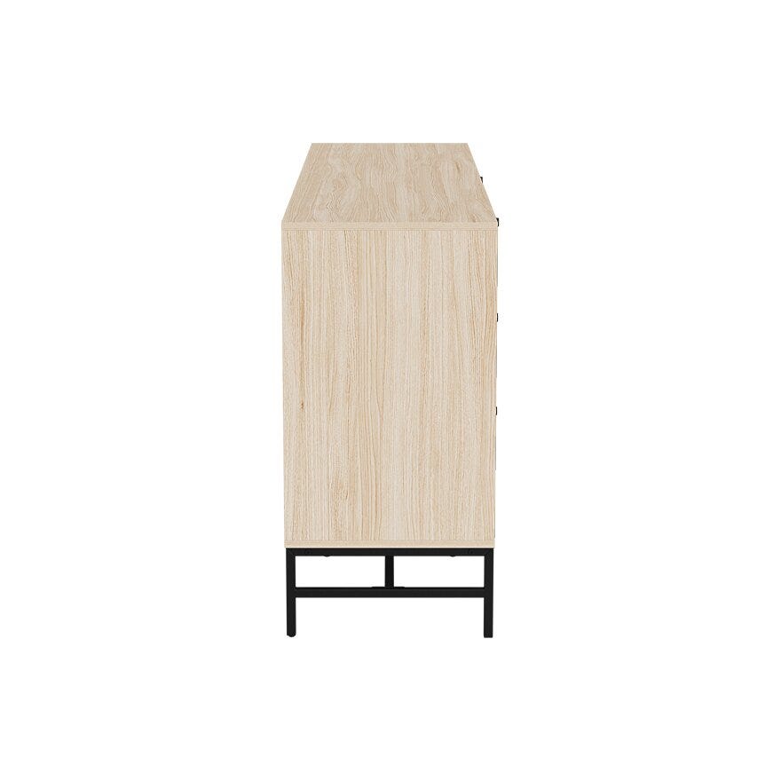 VINSTRA Kommode 158x40 cm i Beige/natur