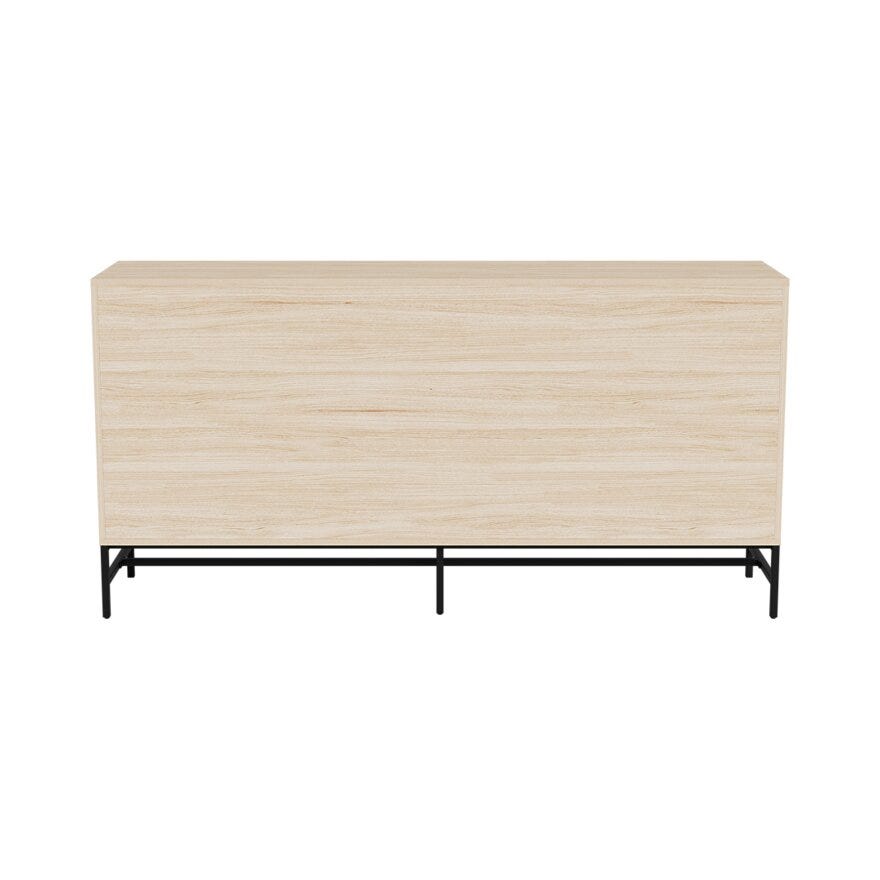 VINSTRA Kommode 158x40 cm i Beige/natur