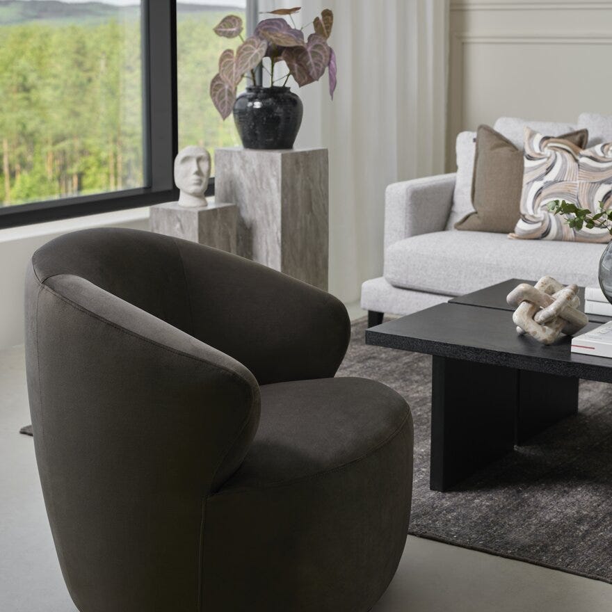WESTPORT Loungestol i Brun