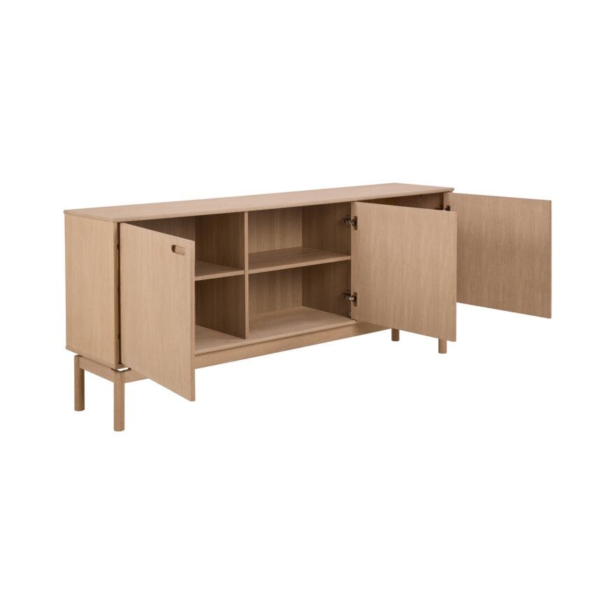 WOLIN Skjenk 180x40 cm i Beige/natur