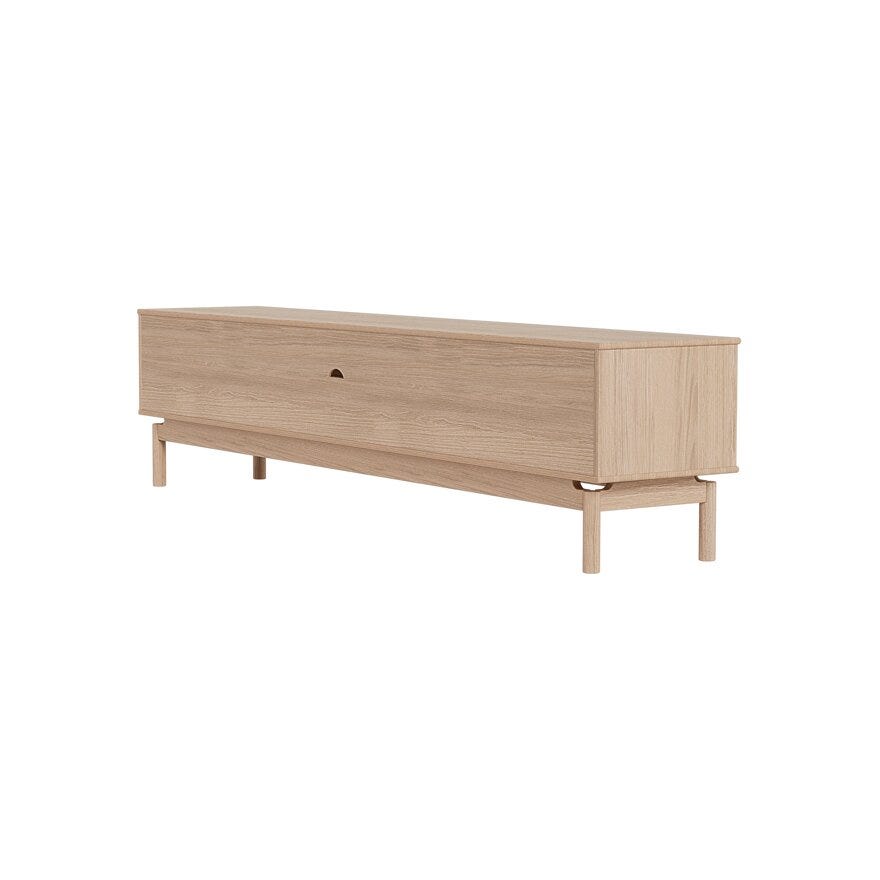 WOLIN TV-benk 210 cm i Beige/natur