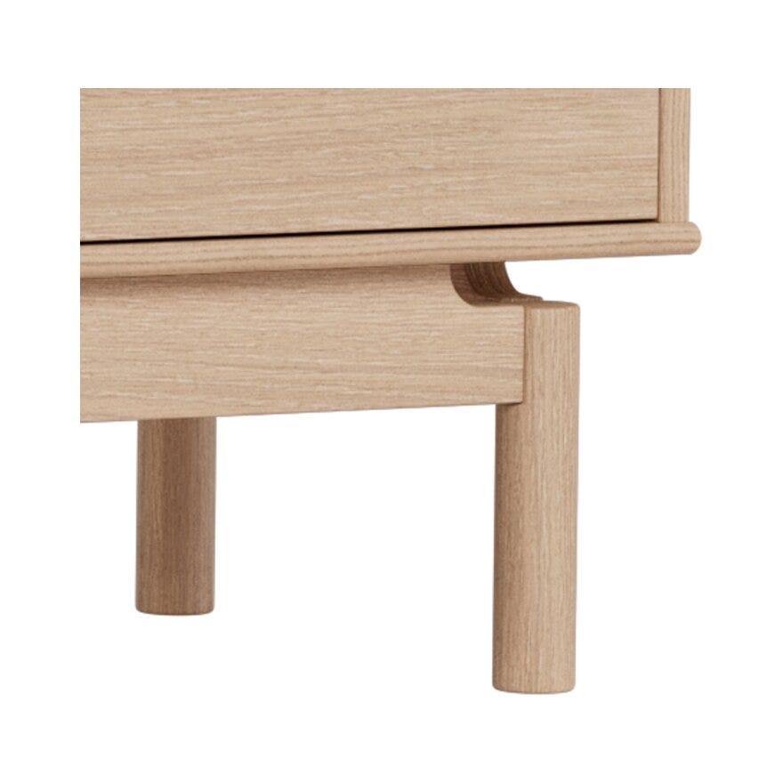 WOLIN TV-benk 210 cm i Beige/natur