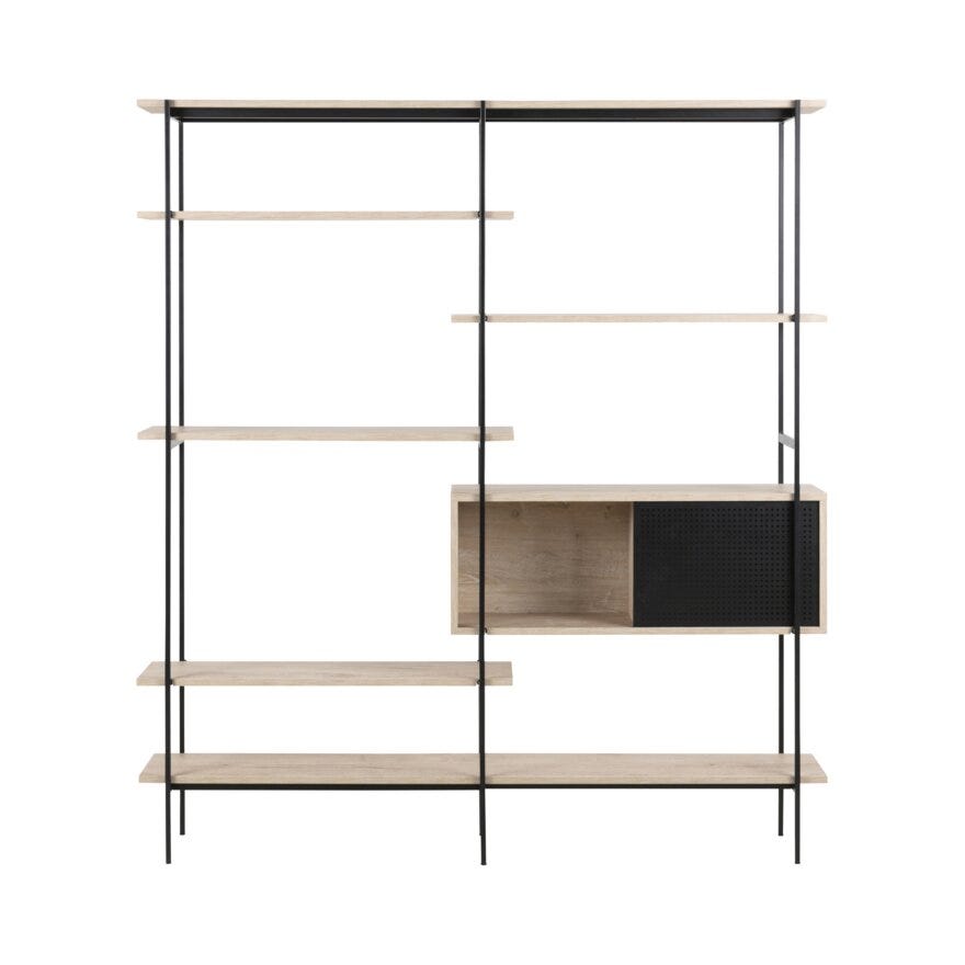 ANGUS Reol 172x27 cm i Beige/natur