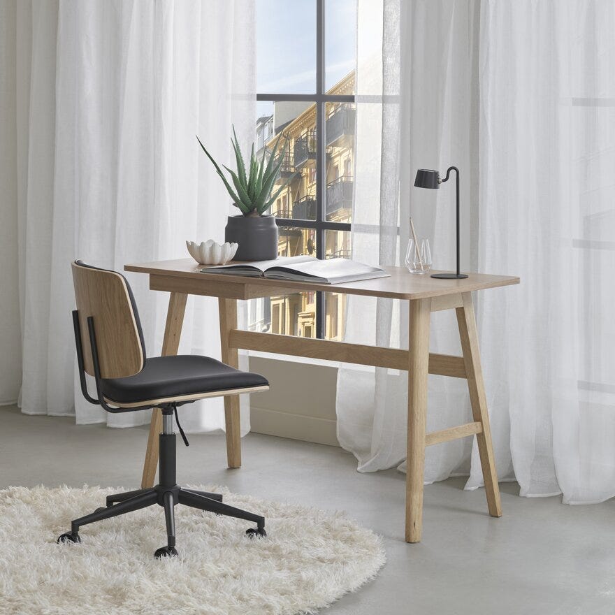 CHARGE Bordlampe oppladbar H35 cm i Svart