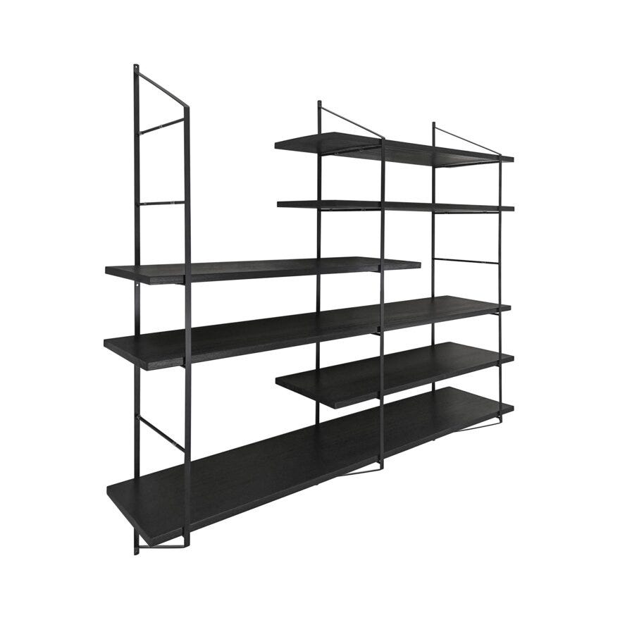 BELFAST Reol B:120 cm i Svart