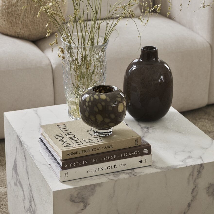 Sindig LIVIA Vase H25 cm i Brun