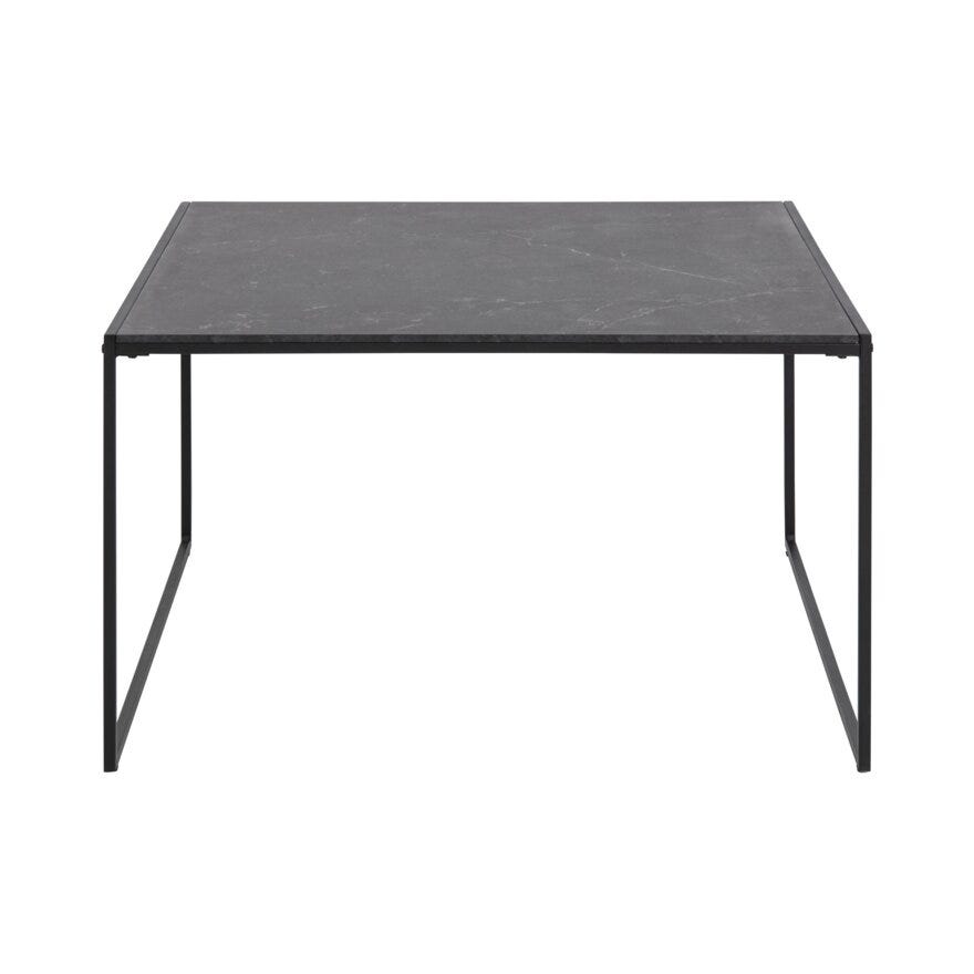 INFINITY Sofabord 80x80 cm i Svart